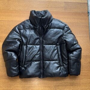 Abercrombie & Fitch Relaxed Vegan Leather Jacket